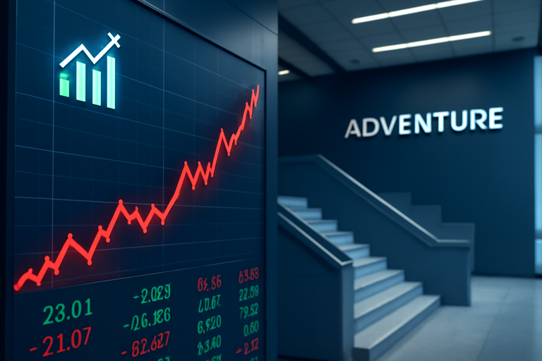 Adventure (TSE:6030)五年內縮減虧損,股價接近合理估值