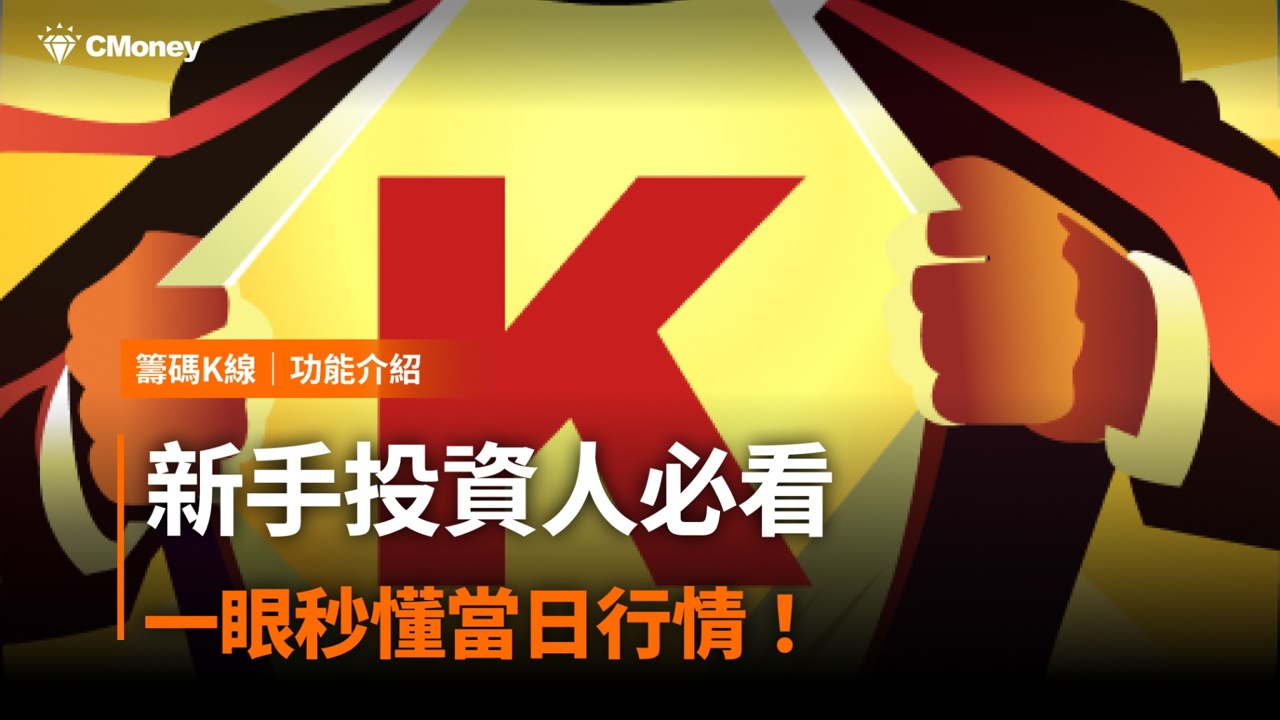 【籌碼K線PC版教學】新手投資人必看,一眼秒懂當日行情!