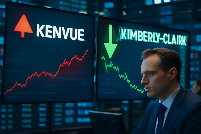 Kenvue股價飆升，Kimberly-Clark股價下跌，併購消息引發市場震盪