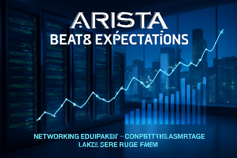 【美股動態】Arista網路第三季業績超預期，股價短期承壓