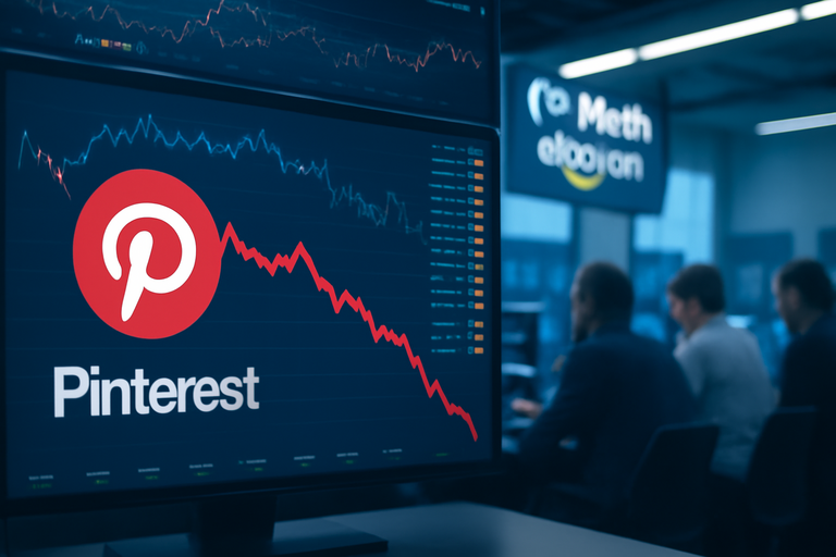 Pinterest財報不如預期，股價重挫20％