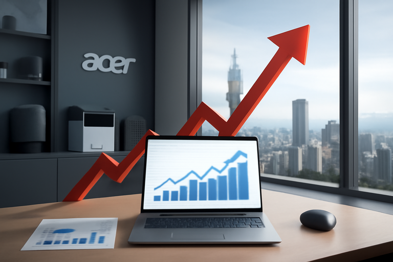 宏碁宣布第3季財報,營收733.99億元,EPS達0.37元