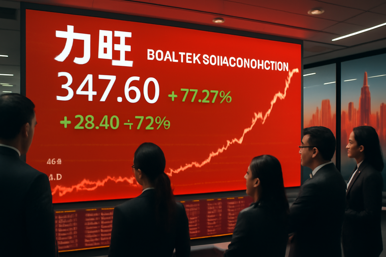 力旺股價強勢漲停，10月營收創6.2億元新高