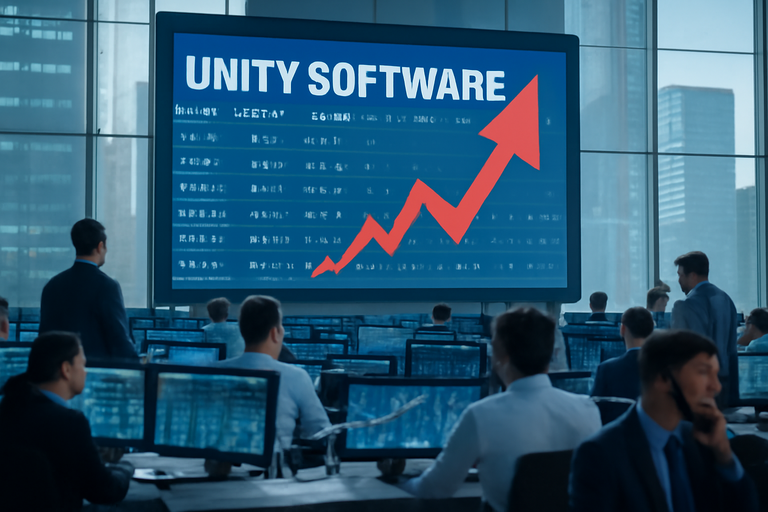 Unity Software 業績優於預期，股價上漲