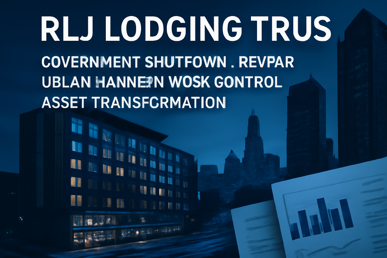 RLJ Lodging Trust調整2025年展望，政府關門影響RevPAR表現