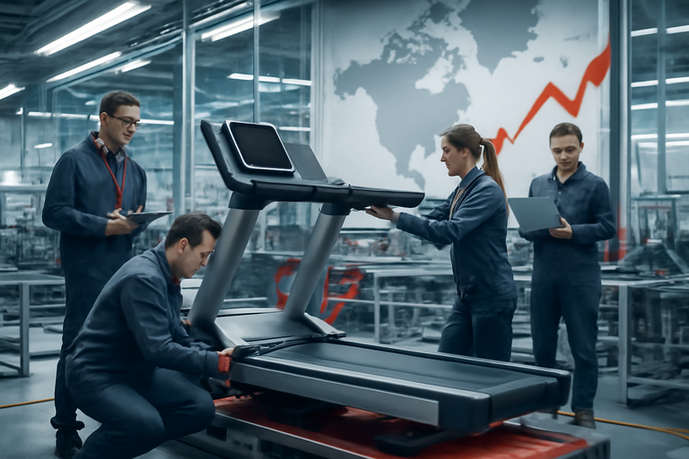 喬山10月營收再創新高,月增2.4%達48.54億元,北美市場貢獻顯著