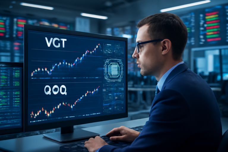 QQQ科技ETF不如預期，VGT提供更純粹的科技投資選擇