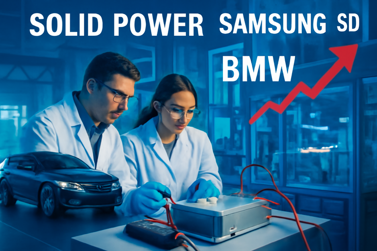 Solid Power與三星SDI、BMW合作掀起市場波瀾,股價飆升