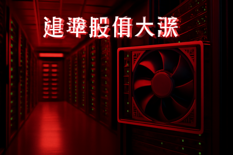 建準近日股價強勁上漲，伺服器業務成長引擎