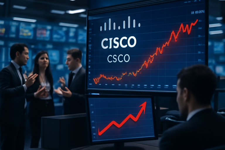 【即時新聞】思科(CSCO)財報優於預期，股價盤後上漲超過7％