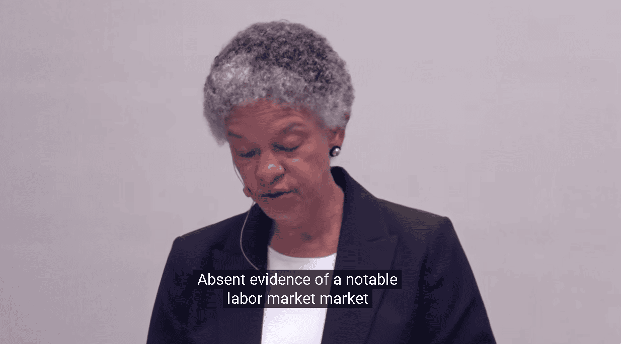 【匯金油整理】柯林斯：短期經濟暫時放緩，失業率小幅上升