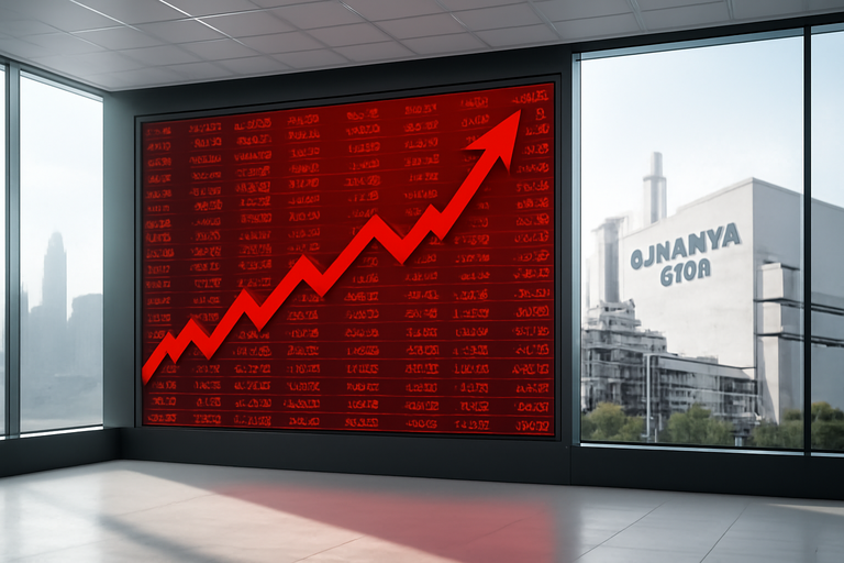 【即時新聞】南亞今日股價大漲8.03％，成交量達335,766張