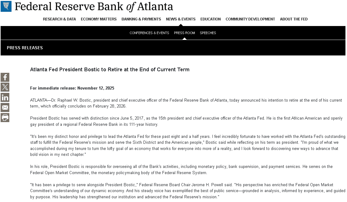 【匯金油整理】柯林斯：短期經濟暫時放緩，失業率小幅上升