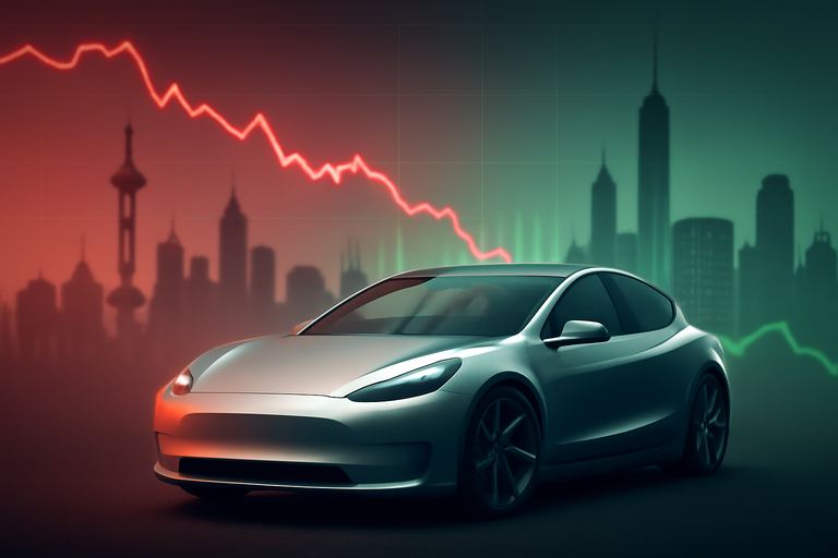 【即時新聞】電動車市場面臨挑戰，Tesla股價受壓