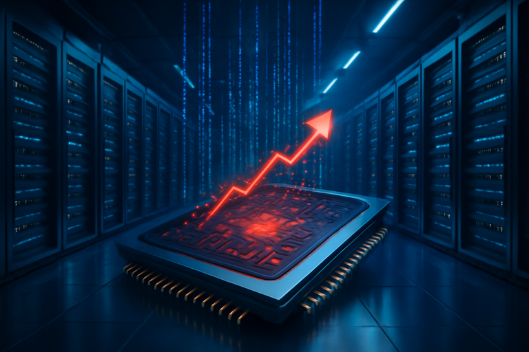 【即時新聞】三星(Samsung)因供應短缺調漲記憶體晶片價格，高達60％