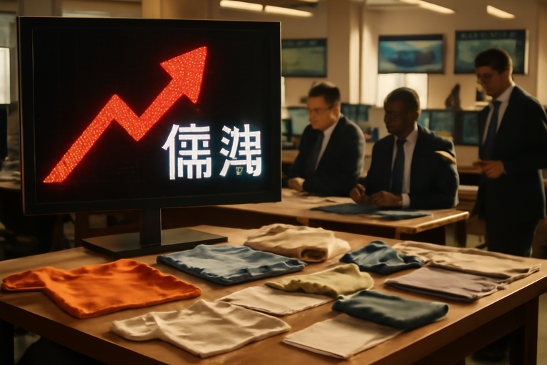 【即時新聞】儒鴻股價飆升，創七個月新高，宣布2026年訂單展望樂觀