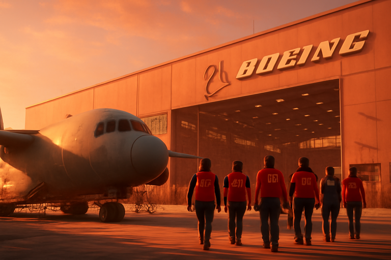 【即時新聞】波音(Boeing)工廠罷工結束，工人將重返工作崗位