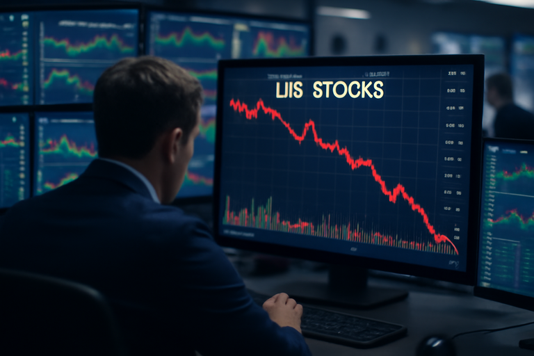 【即時新聞】美股下跌,投資人關注輝達(NVDA)財報與就業報告