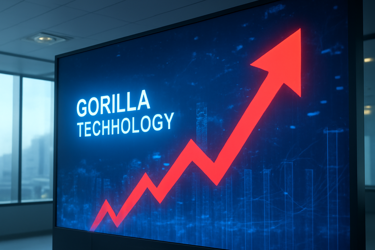 【即時新聞】Gorilla Technology股價因2026年預測上修而大漲，現金流展望樂觀