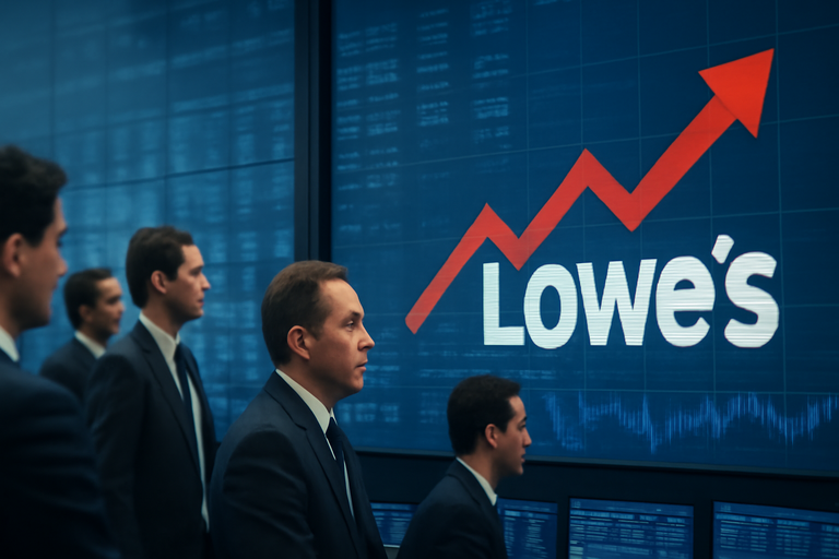 【即時新聞】Lowe’s財報超預期,全年銷售展望上調,股價上漲