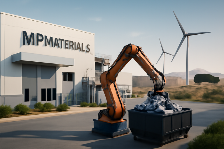 【美股動態】MPMaterials稀土新聯盟助力股價飆升