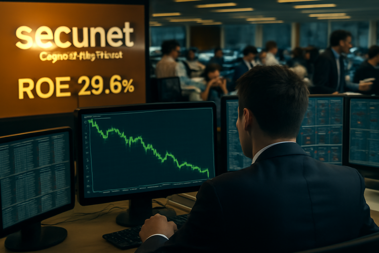 【即時新聞】secunet Security Networks股價下滑,ROE表現亮眼但成長緩慢