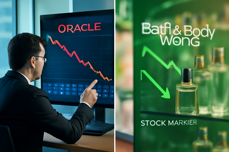 【即時新聞】中午股市動態:Oracle和Bath & Body Works股價大幅波動,投資人應關注