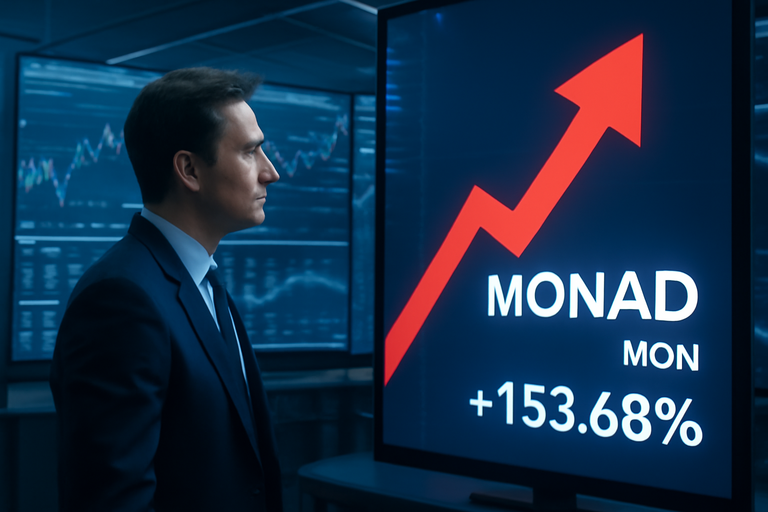 【即時新聞】Monad(MON) 突破空投魔咒，價格飆升35％