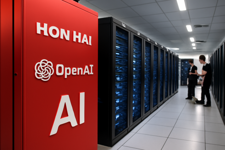 【即時新聞】鴻海宣布攜手OpenAI打造AI基礎設施，計畫在台建GB300超級電腦強化在地AI實驗能力