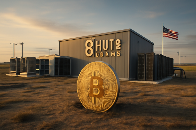 【美股動態】Hut8Mining比特幣挖礦新設施揭示加密貨幣實體性