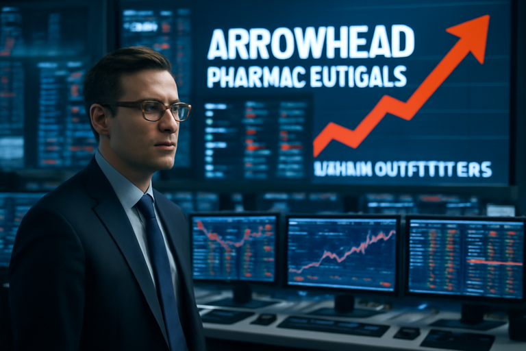 【即時新聞】Arrowhead Pharmaceuticals 營收超預期股價大漲