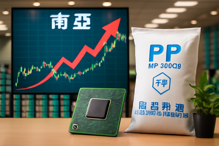 【即時新聞】南亞今日宣布調漲CCL與PP價格，股價放量攻上漲停鎖死