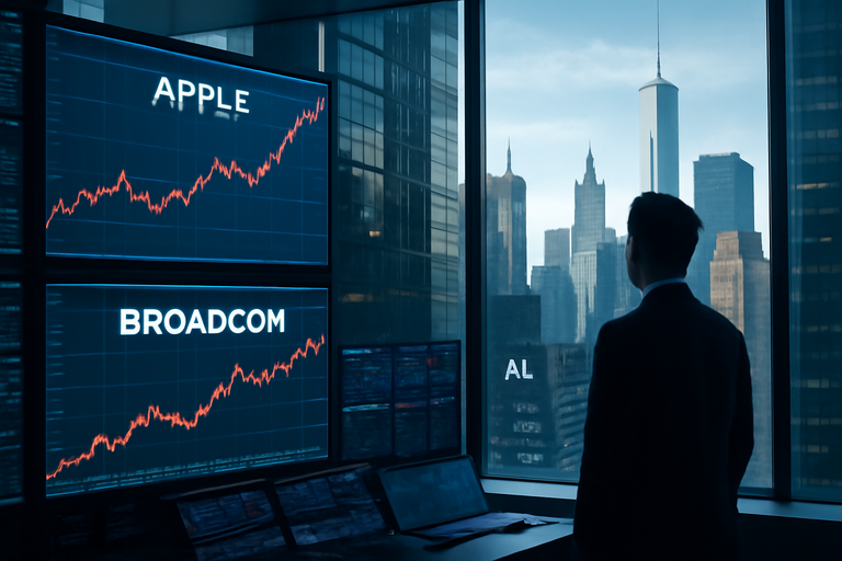 【即時新聞】Apple和博通(Broadcom)股價創新高,未來成長潛力仍大