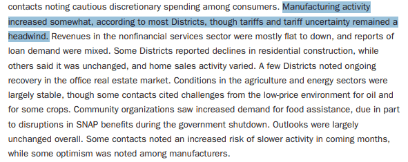 【匯金油整理】褐皮書：「約半數地區表示勞動力需求疲軟。」