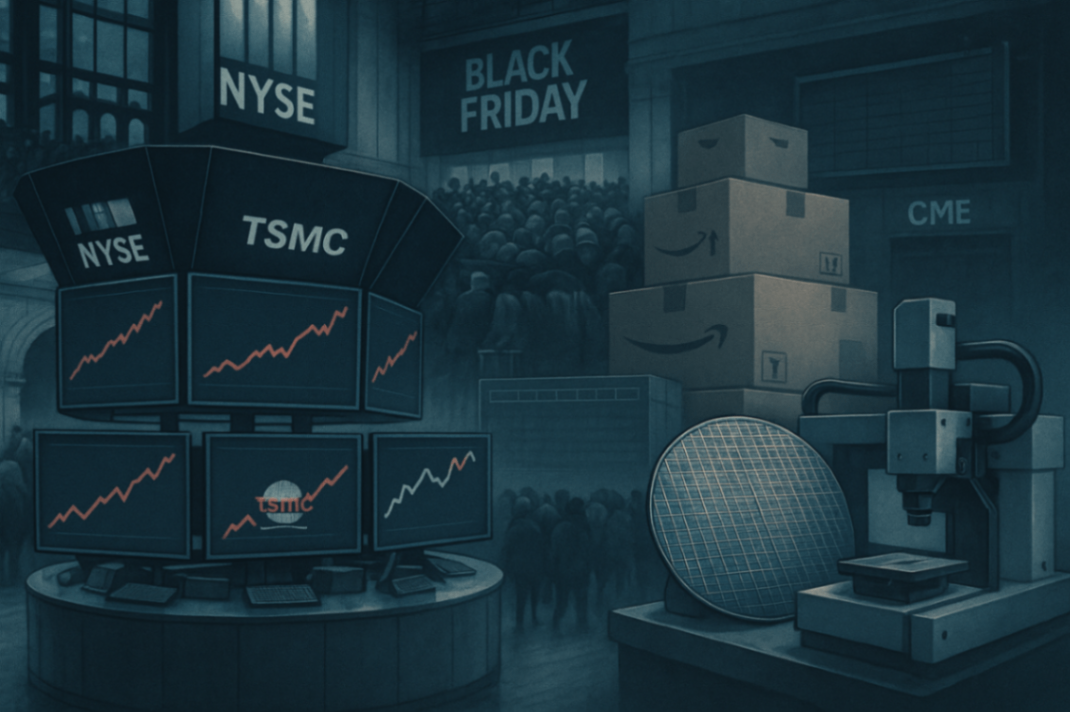 【美股盤前五點】降息預期撐盤，黑五銷售與期貨故障添變數(2025.11.28)