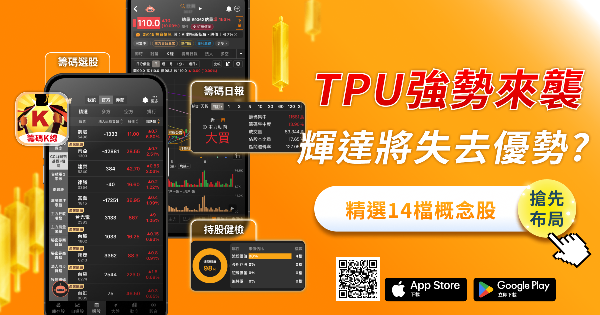 Meta擬採Google TPU，輝達GPU將失優勢? (內涵14檔概念股)