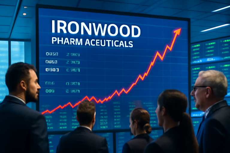 【即時新聞】Ironwood Pharmaceuticals股價飆升，因Linzess定價符預期