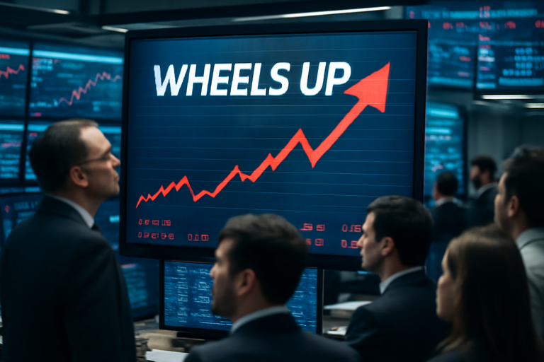 【即時新聞】Wheels Up股價大漲，努力恢復最低出價要求