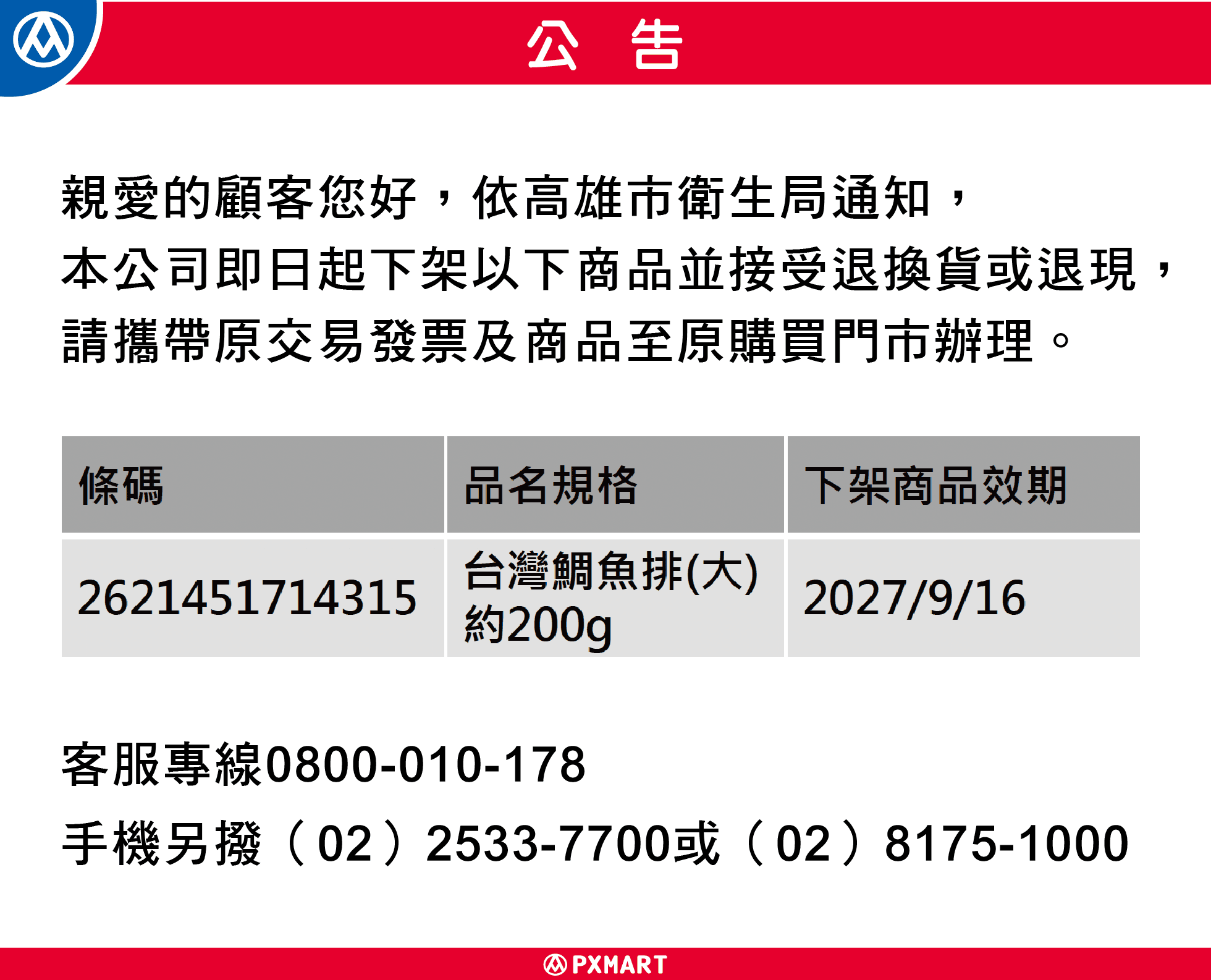 「全聯鯛魚排」藥檢大烏龍...衛生局「電腦被改參數」毒被放大10倍！2次複驗都出包　陳其邁道歉說明