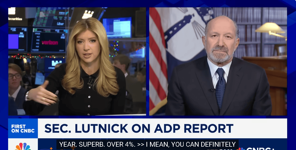 【匯金油整理】盧特尼克：「2026 GDP將會極好，超過4％！」