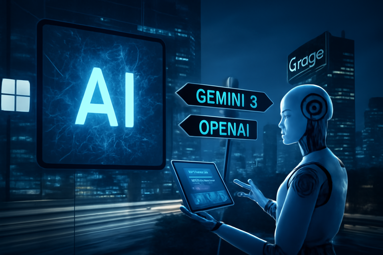 【美股動態】谷歌Gemini3強襲AI版圖，微軟承壓