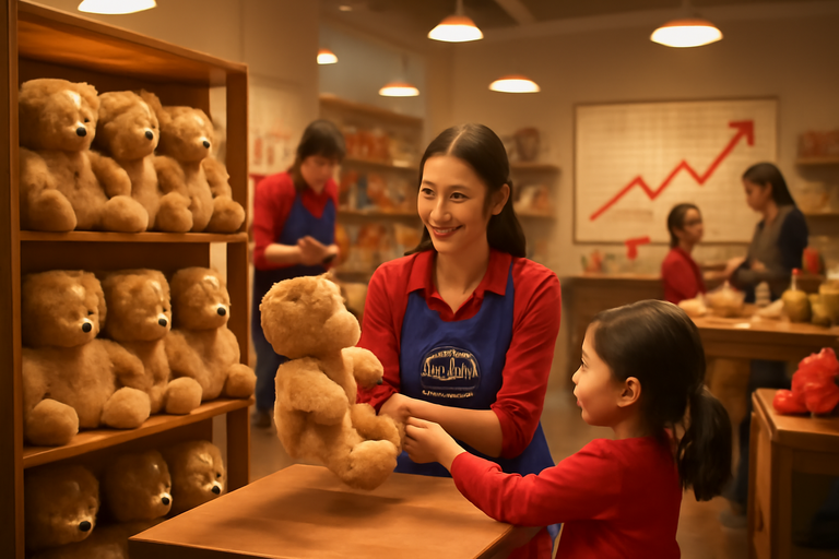 【即時新聞】Build-A-Bear Workshop第三季業績表現不一，全年展望保持樂觀