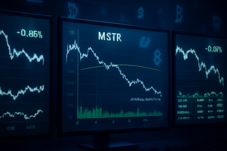 【即時新聞】微策略(MSTR)股價表現不如比特幣,投資人情緒低迷