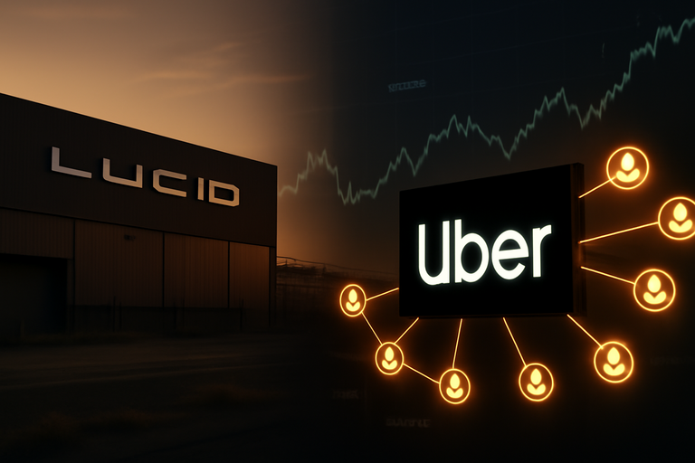 【即時新聞】Lucid股價大幅波動,Uber投資價值更勝一籌?