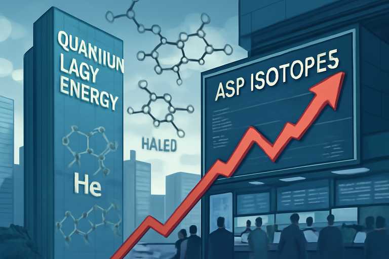 【即時新聞】ASP Isotopes即將分拆,股價飆升,引發投資人關注