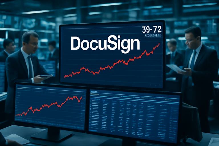【即時新聞】DocuSign業績超預期，Q3營收增長8.4％，達到8.184億美元
