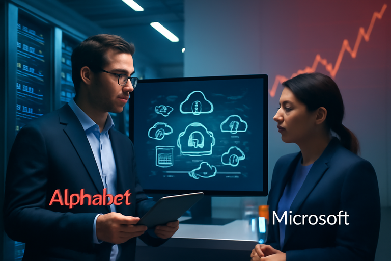 【即時新聞】未來展望：Alphabet和微軟市值可望超越輝達與Palantir Technologies