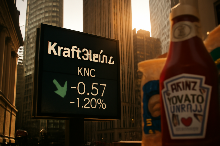 【即時新聞】Kraft Heinz(KHC)股票表現不佳，面臨品牌老化挑戰