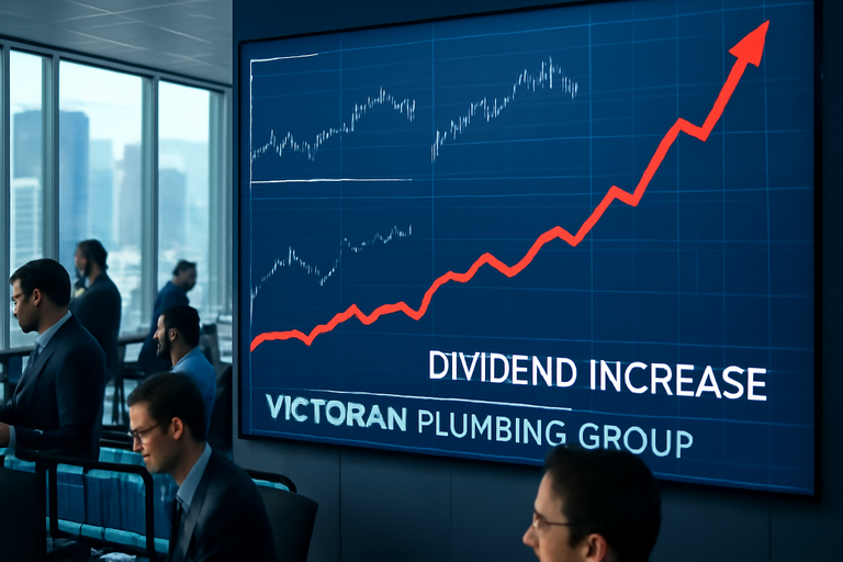 【即時新聞】Victorian Plumbing Group股息增加33%,但仍低於產業標準