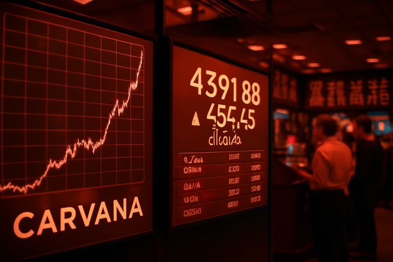 【即時新聞】Carvana (CVNA) 驚奇反彈，將加入S&P 500指數